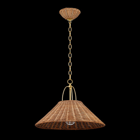 Mitzi Davida Pendant in Aged Brass Finish Model: H894701S-AGB