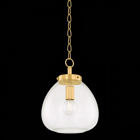 Mitzi DELLA Pendant in Aged Brass Finish Model: H997701S-AGB