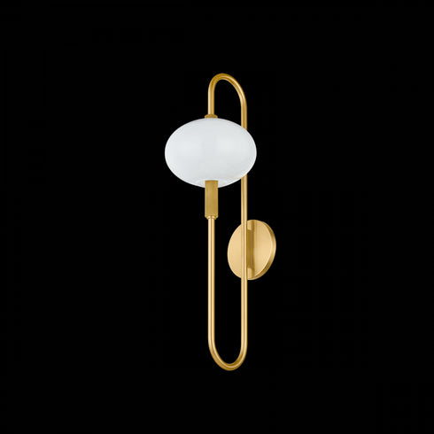 Mitzi Delphine Wall Sconce in Aged Brass Finish Model: H896101-AGB