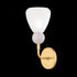 Mitzi Doreen Wall Sconce in Aged Brass/Soft Peignoir Finish Model: H904101-AGB/SPG