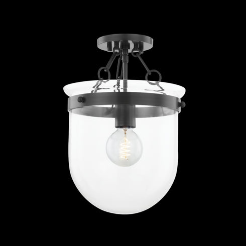 Mitzi Dunbar 1 Light Semi Flush Model: H763601-AGB