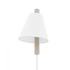 Mitzi Ellen 1 Light Plug In Sconce Model: HL636201-AGB/WCA