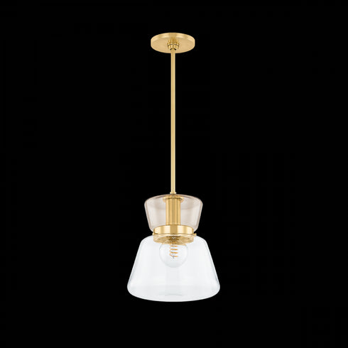 Mitzi Elodie Pendant in Aged Brass Finish Model: H910701S-AGB