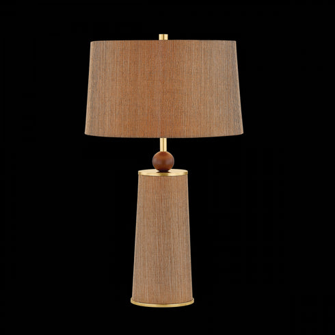 Mitzi JANUARY Table Lamp in Aged Brass Finish Model: HL1037201-AGB