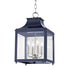 Mitzi Leigh Lantern in Aged Brass / Navy Finish Model: H259704S-AGB/NVY