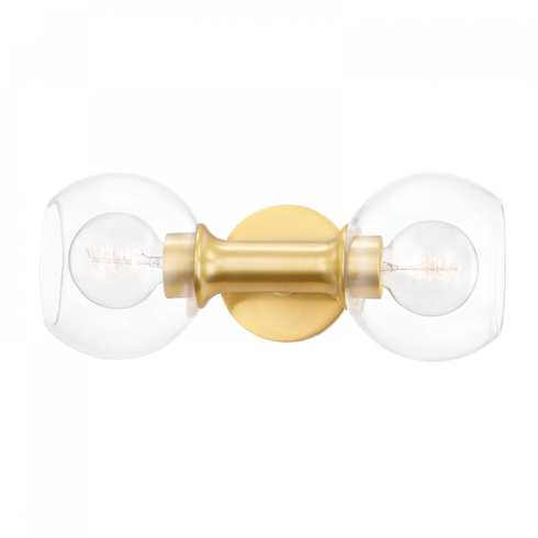 Mitzi Leslie 2 Light Bath Bracket Model: H543302-AGB