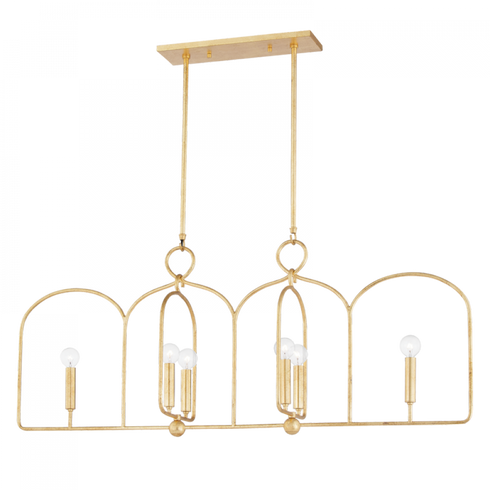 Mitzi Mallory 6 Light Linear Model: H512906-AI