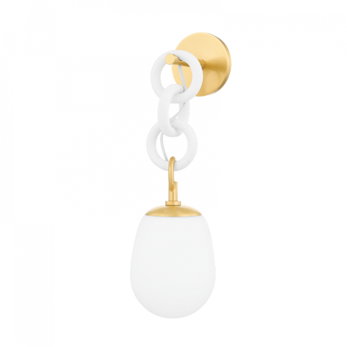 Mitzi Marina 1 Light Wall Sconce Model: H690101-AGB/TWH