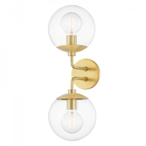 Mitzi Meadow 2 Light Wall Sconce Model: H503102-PN