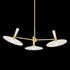 Mitzi Milena Chandelier in Aged Brass/Soft Cream Finish Model: H906803-AGB/SCR