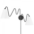 Mitzi Onda 2 Light Portable Wall Sconce Model: HL699102-SBK