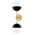 Mitzi Renee 2 Light Wall Sconce Model: H344102A-PN/BK