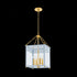 Mitzi Rosalie Lantern in Aged Brass/Soft Arctic Blue Finish Model: H932704L-AGB/SAO