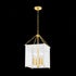 Mitzi Rosalie Lantern in Aged Brass/Soft Arctic Blue Finish Model: H932704S-AGB/SAO