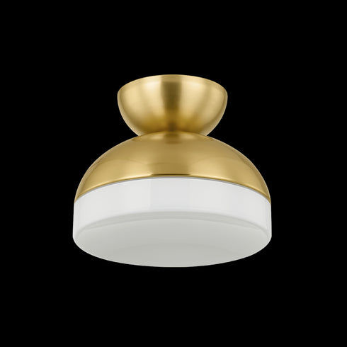 Mitzi Rue Flush Mount in Aged Brass Finish Model: H851501-AGB