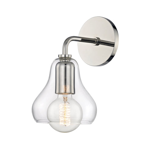 Mitzi Sadie Wall Sconce in Polished Nickel Finish Model: H104101S-PN