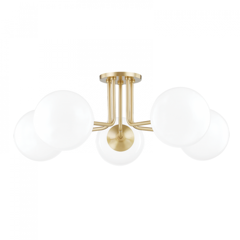 Mitzi Stella 5 Light Semi Flush Model: H105605-PN