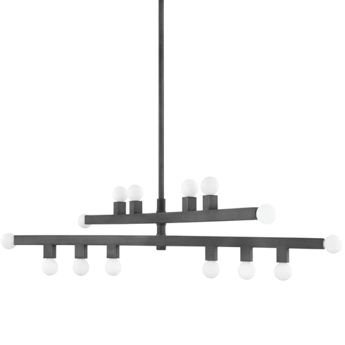 Mitzi Sutter Chandelier in Graphite Finish Model: H823914-GRA