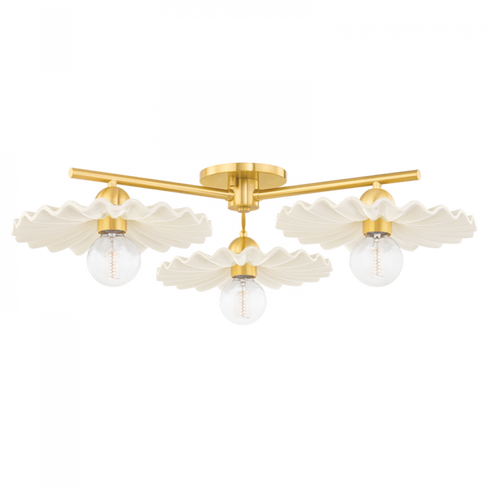 Mitzi Tinsley 3 Light Semi Flush Model: H499603-AGB/CCR