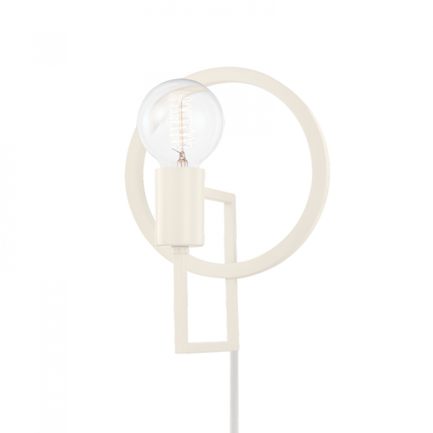 Mitzi Tory 1 Light Portable Wall Sconce Model: HL637201-SCR