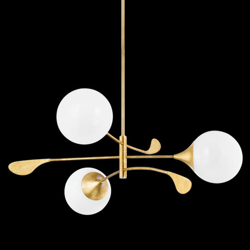 Mitzi Victoria 3 Light Chandelier Model: H812803-TBK
