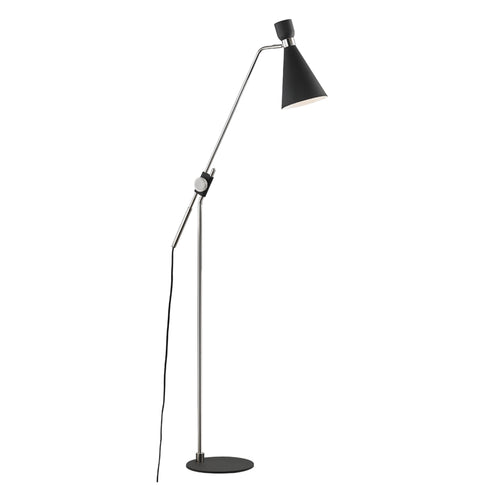 Mitzi Willa 1 Light Floor Lamp Model: HL295401-PN/BK