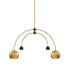 Mitzi Willow 4 Light Chandelier Model: H348804-AGB/BK