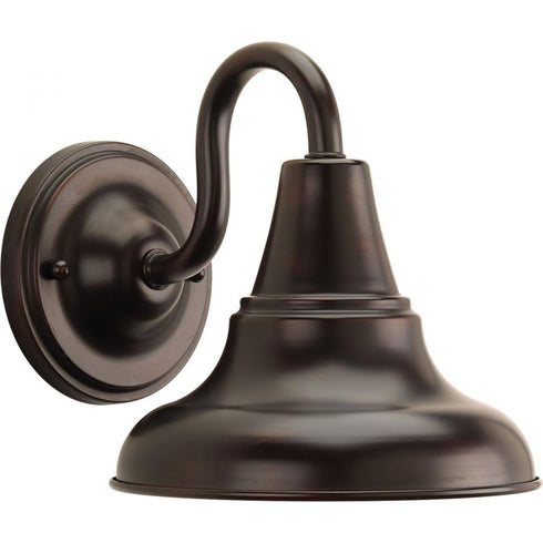 Progress District P5622 20 1 100 Watt MED WALL LANTERN in Antique Bronze Finish Model: P5622-20