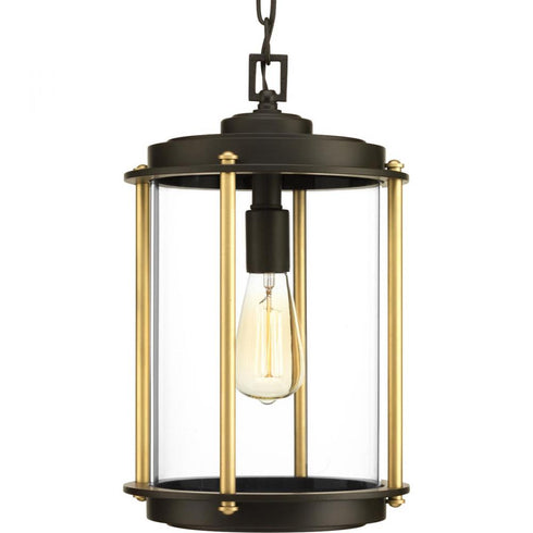 Progress 1 Light Laine Hanging Lantern in Architectural Bronze Finish Model: P550022-129