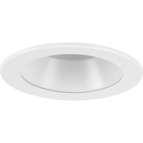 Progress 4 Inch Recessed Trim P804001 028 4IN OPEN TRIM in Satin White Finish Model: P804001-028