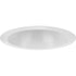Progress 6 Inch Recessed Trim P806001 028 6IN OPEN TRIM in Satin White Finish Model: P806001-028