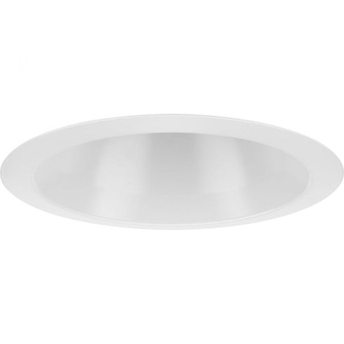 Progress 6 Inch Shallow Recessed Trim P806007 028 6IN SHLW OPEN TRIM in Satin White Finish Model: P806007-028