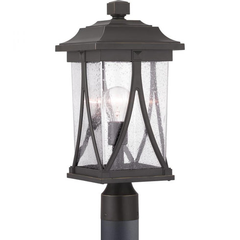 Progress Abbott P540011 020 1 100 Watt MED POST LANTERN in Antique Bronze Finish Model: P540011-020