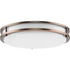 Progress Abide LED Abide Collection 5 CCT Integrated LED in Brushed Nickel Contemporary 14 Inch Medium Flush Mount Light Model: P350275-009-CS