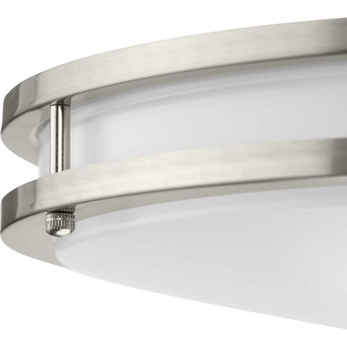 Progress Abide LED Abide Collection 5 CCT Integrated LED in Brushed Nickel Contemporary 17.7 Inch Large Flush Mount Light Model: P350276-009-CS