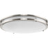 Progress Abide LED Abide Collection 5 CCT Integrated LED in Brushed Nickel Contemporary 17.7 Inch Large Flush Mount Light Model: P350276-009-CS