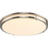 Progress Abide LED Abide Collection 5 CCT Integrated LED in Brushed Nickel Contemporary 17.7 Inch Large Flush Mount Light Model: P350276-009-CS