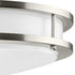 Progress Abide LED Abide Collection 5 CCT Integrated LED in Brushed Nickel Contemporary 32.28 Inch Extra Large Flush Mount Model: P350277-009-CS