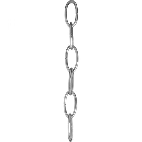 Progress Accessory Chain P8757 09 10 Foot 9ga (.148) CHAIN in Brushed Nickel Finish Model: P8757-09
