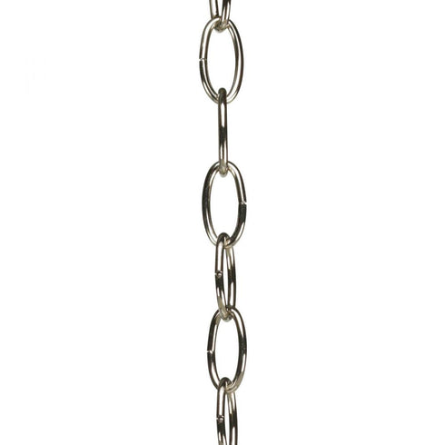 Progress Accessory Chain P8757 09 10 Foot 9ga (.148) CHAIN in Brushed Nickel Finish Model: P8757-09