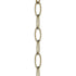 Progress Accessory Chain P8758 175 4' 9 GAUGE CHAIN in Distressed Brass Finish Model: P8758-175