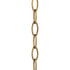 Progress Accessory Chain P8758 175 4' 9 GAUGE CHAIN in Distressed Brass Finish Model: P8758-175