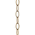 Progress Accessory Chain P8758 175 4' 9 GAUGE CHAIN in Distressed Brass Finish Model: P8758-175