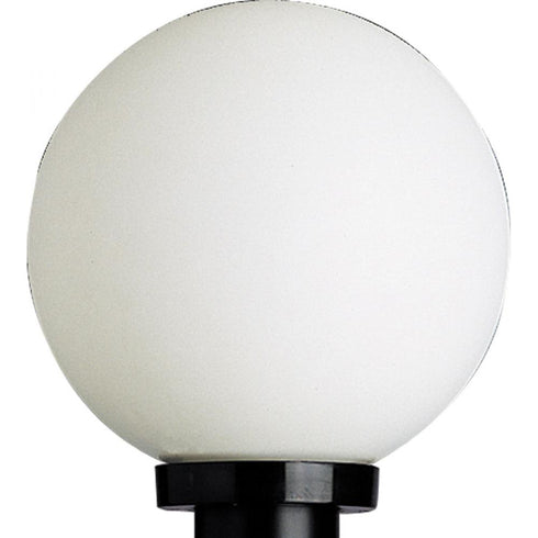 Progress Acrylic Globe P5478 60 1 100 Watt MED POST LANTERN in Matte Black Finish Model: P5478-60