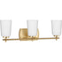 Progress Adley P300467 009 3 Light BATH in Brushed Nickel Finish Model: P300467-009
