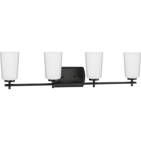 Progress Adley P300468 009 4 Light BATH in Brushed Nickel Finish Model: P300468-009