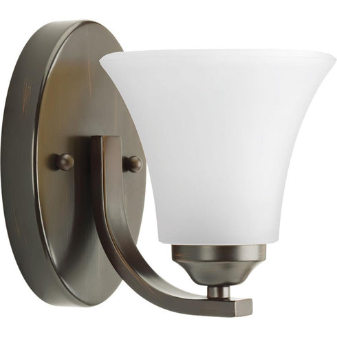 Progress Adorn P2008 09 1 100 Watt MED BATH BRACKET in Brushed Nickel Finish Model: P2008-09