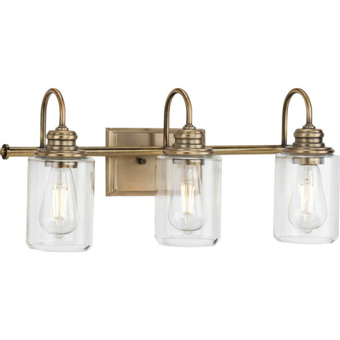 Progress Aiken P300322 009 3 60 Watt MED BATH BRACKET in Brushed Nickel Finish Model: P300322-009