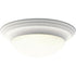 Progress Alabaster Glass P3697 09 3 60 Watt MED CLSE TO CLG in Brushed Nickel Finish Model: P3697-09