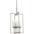 Progress Alexa P3977 09 4 100 Watt MED FOYER in Brushed Nickel Finish Model: P3977-09
